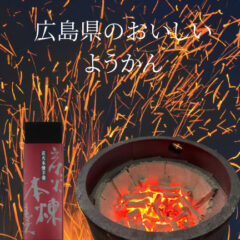 広島県の美味しい羊羹　【最高級の炭火羊羹】