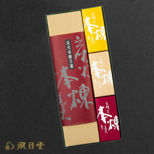 炭火羊羹一口羊羹詰め合わせ4点セット(塩1本、一口羊羹の本練り、塩、栗1個づつ)